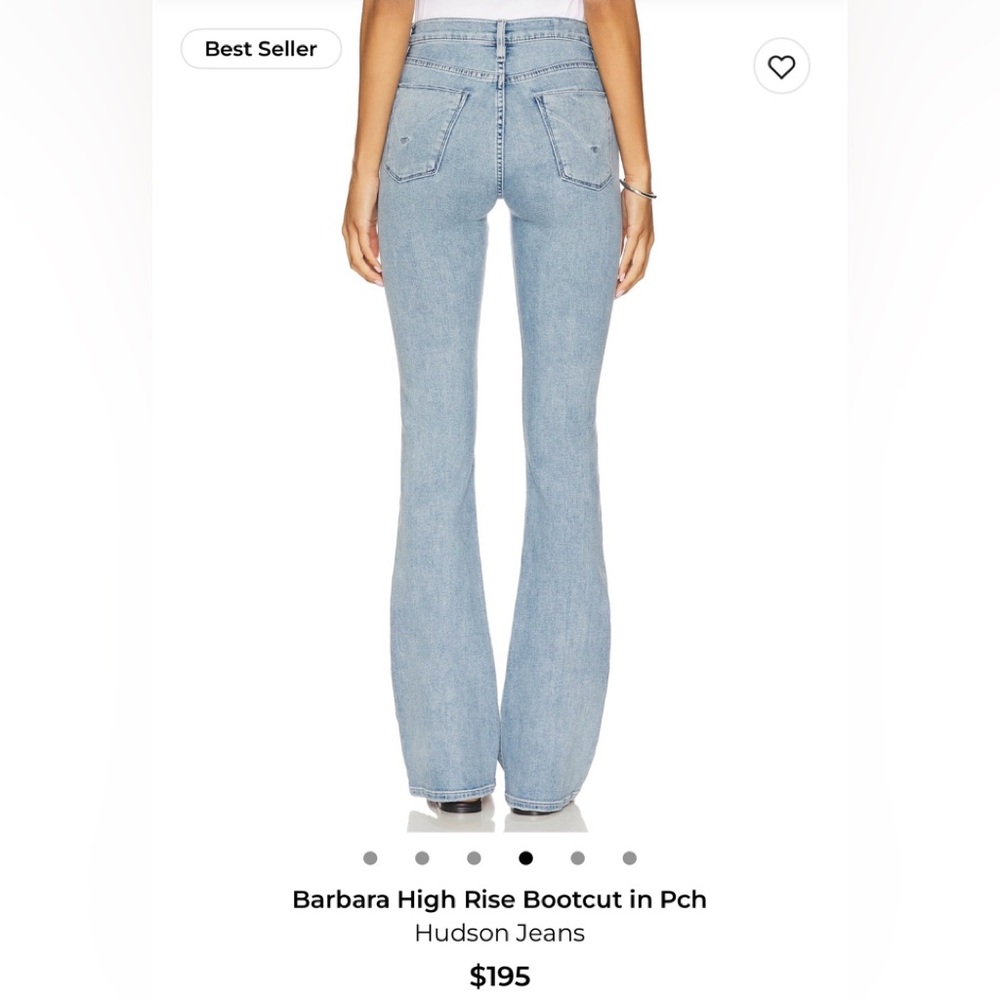 Hudson Barbara High Rise Bootcut Jeans - Picture 4 of 7